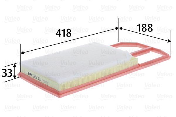 585395 Filtr powietrza VALEO